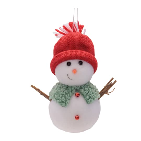 Melrose Snowman Ornaments Set